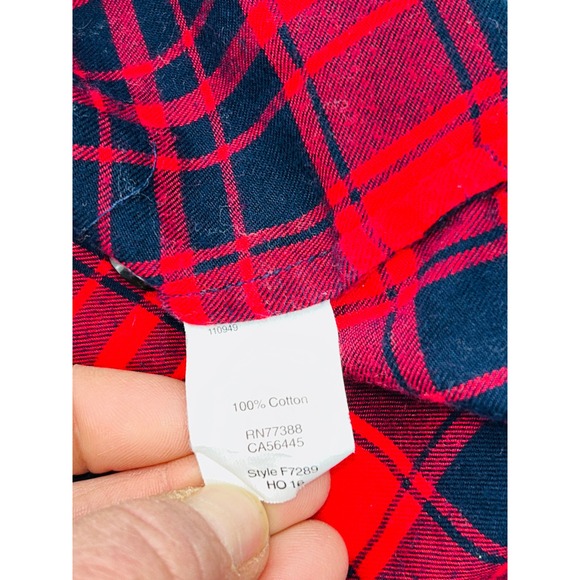 J.Crew Womens Boyfit Plaid Flannel Shirt Size M Americana Cabincore Lumberjack - Picture 6 of 12